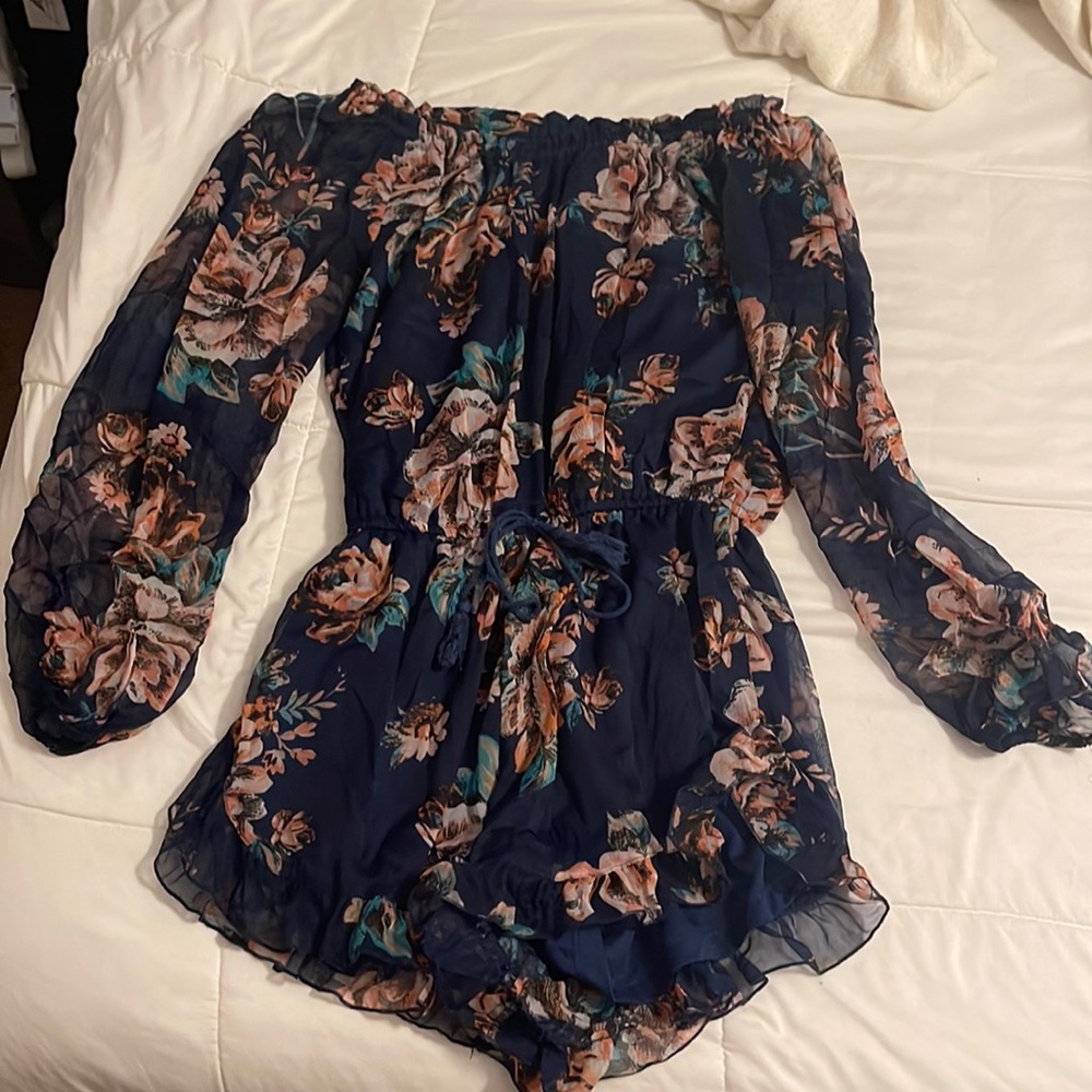Long sleeve romper